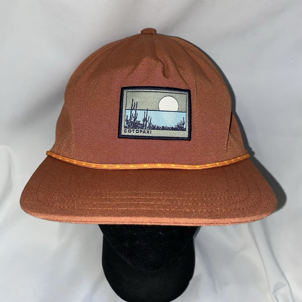 Cotopaxi Unisex Baseball Cap Desert View Heritage Rope Hat In Rust Adjustable